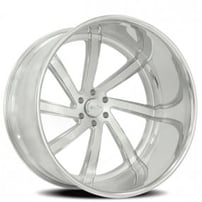 19" Intro Wheels ID331 Exposed 6 Polished Welded Billet Rims