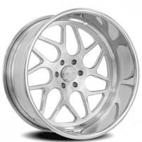 22" Intro Wheels ID350 Exposed 6 Polished Welded Billet Rims