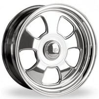 18" Intro Wheels Oldie Covered Polished Welded Billet Rims