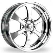 28" Intro Wheels Pentia Exposed 6 Polished Welded Billet Rims