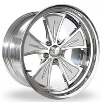 18" Intro Wheels Western Apache Route 66 Series Polished Welded Billet Rims