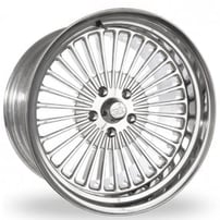 28" Intro Wheels Western Hurricane Route 66 Series Polished Welded Billet Rims