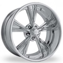 28" Intro Wheels Wheeler Route 66 Series Polished Welded Billet Rims