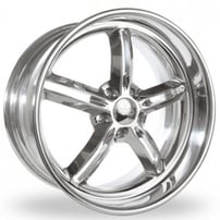 20" Intro Wheels Williams Route 66 Series Polished Welded Billet Rims