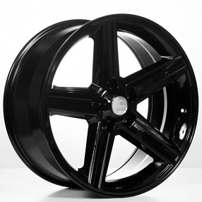 24" IROC Wheels Black 5-lugs Rims 
