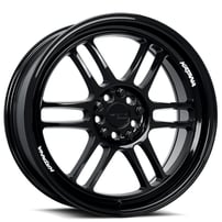 17" Katana Racing Wheels KR02 Gloss Black Rims