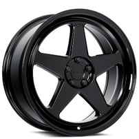 18" Katana Racing Wheels KR03 Gloss Black Rims