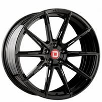 20" Staggered Klassen ID Wheels F07R Custom Gloss Black Rims 