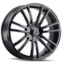 20" Kraze Wheels 183 Spectra Gloss Black Rims