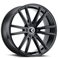 22" Kraze Wheels 190 Lusso Gloss Black Rims