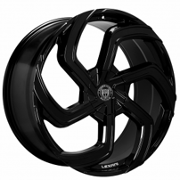 26" Lexani Wheels Swift Gloss Black Rims