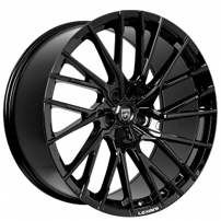 22" Lexani Wheels Velar Gloss Black Rims