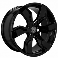 20" Lexani Wheels Zagato Gloss Black Rims 