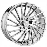22" Lexani Wheels Wraith Chrome Rims 