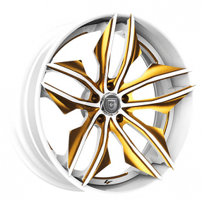 22" Staggered Lexani Forged Wheels LF-Luxury LZ-754 Fuse Custom Finish Forged Rims 