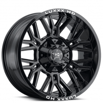 20" Luxxx HD Wheels LHD25 Gloss Black Off-Road Rims