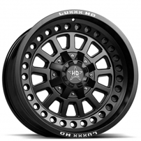 20" Luxxx HD Wheels LHD33 Satin Black Off-Road Rims