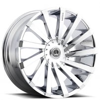 20" Luxxx Alloys Wheels Lux13 Chrome Rims