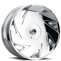 22" Luxxx Alloys Wheels Lux21 Chrome Rims