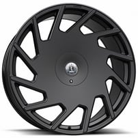 24" Luxxx Alloys Wheels Lux25 Satin Black Rims