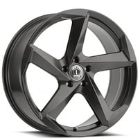 20" Staggered Luxxx Alloys Wheels Lux LE2 Lava Grey Rims
