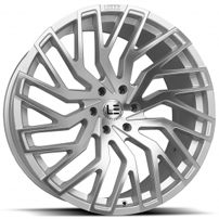 26" Luxxx Alloys Wheels Lux LE6 Silver Machined Rims