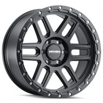 20" Mayhem Wheels 8304 Delta Matte Black with Matte Black Lip Off-Road Rims