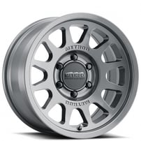15" Method Wheels 703 Gloss Titanium Off-Road Rims