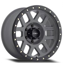 17" Method Wheels 309 Grid Titanium Off-Road Rims 