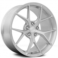 21" Staggered MRR Wheels FS06 Brushed Clear Flow Formed Rims