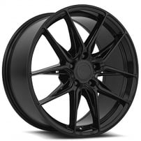20" Staggered MRR Wheels GF13 Black Rims