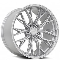 19" Staggered MRR Wheels GF5 Silver Machined Rims