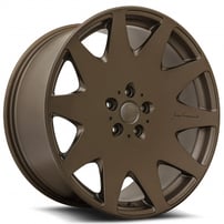 22" Staggered MRR Wheels HR3 Bronze Rims