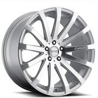 20" Staggered MRR Wheels HR9 Silver with Machined Face Rims 