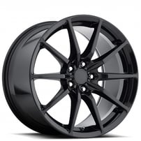 19" Staggered MRR Wheels M350 Black Rims 