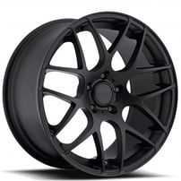 19" Staggered MRR Wheels UO2 Matte Black Rims 