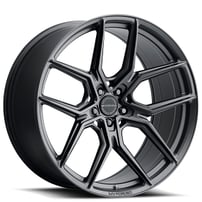 20" MV Forged Wheels MVF-5 Satin Black Flow Form Rims
