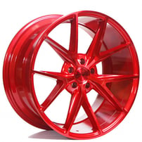 20" Staggered Niche Wheels M186 Misano Gloss Red Polaris Slingshot / 3-Wheeler Rims