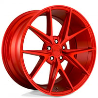 20" Niche Wheels M186 Misano Gloss Red Rims
