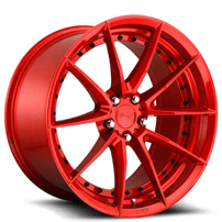 20" Staggered Niche Wheels M213 Sector Gloss Red Polaris Slingshot / 3-Wheeler Rims