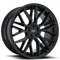 20" Staggered Niche Wheels M224 Gamma Gloss Black Polaris Slingshot / 3-Wheeler Rims