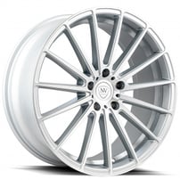 20" NV Wheels NVXV Silver with Machined Face Rims