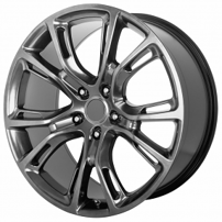 17" OE Creations Wheels PR137 Silver Gray Rims
