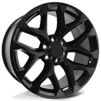 22" OE Creations Wheels PR177 Gloss Black Rims