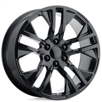 22" OE Creations Wheels PR187 Gloss Black Rims
