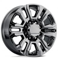 20" OE Creations Wheels PR207 Black Chrome Rims