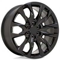 24" OE Creations Wheels PR210 Gloss Black Rims
