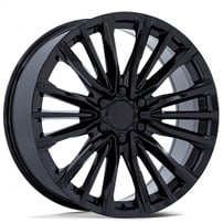 24" OE Creations Wheels PR223 Gloss Black Rims