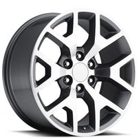 20" GMC Sierra Wheels FR 44 Grey Machined OEM Replica Rims