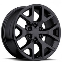 20" GMC Sierra Wheels FR 44 Satin Black OEM Replica Rims